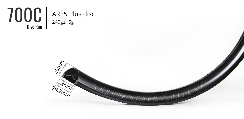 AR25-Disc-Plus-Carbon-Gravel-Rim-240g-lightweight-hill-climb-rim-700c