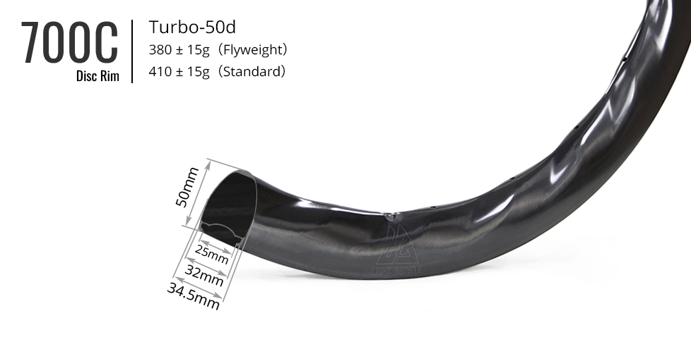 bicycleturbo 50mm depth carbon road rimlight 20260630111554 8c3f0e